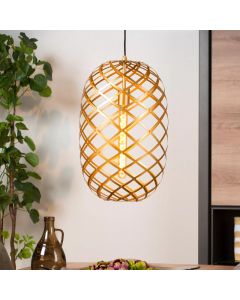 Guld pendler lampe modern, Wolfram