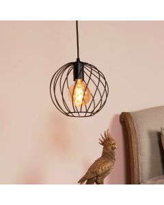 Sort pendler lampe klassisk, Danza