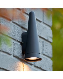 Antracit udendørslampe modern, Wizard, IP54