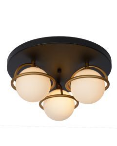 Sort loftlampe badeværelse klassisk, Isobel, IP44