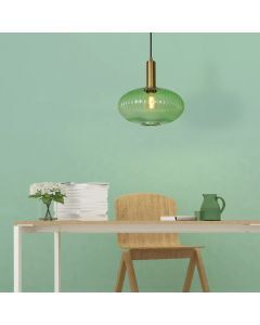 Guld pendler lampe retro, Maloto