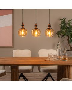 Rav pendler lampe retro, Ilona