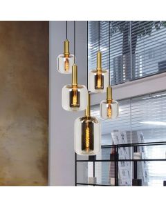 Guld pendler lampe modern, Joanet