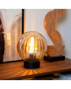 Rav bordlampe retro, Monsaraz, med brytare