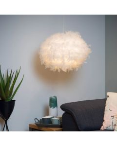 Hvid pendler lampe modern, Goosy