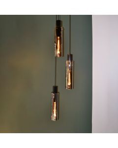 Grå pendler lampe modern, Orlando