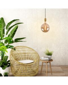 Guld pendel lampe spisebord klassisk, Jova