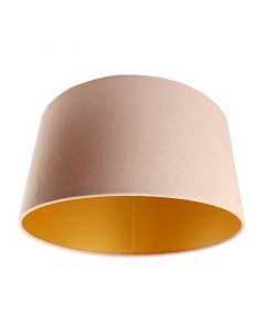 Modern velour lampeskærm guld, Milene