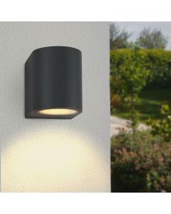 Aluminium udendørslampe antracit, Corina, IP44