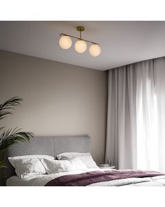 Messing loftlampe design, Grant