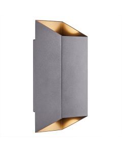 Antracit udendørslampe modern, Nico, IP54