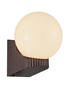 Brun udendørslampe retro, Hayley, IP44