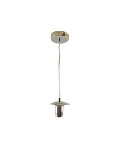 Metal pendler lampe uden skærm krom, Minne
