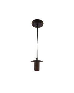 Metal pendler lampe uden skærm sort, Minne