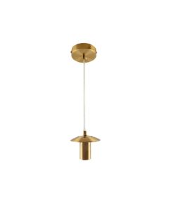 Metal pendler lampe uden skærm kobber, Minne