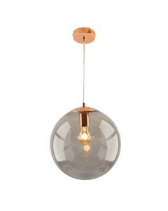Design pendel lampe spisebord kobber, Dolf
