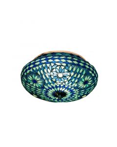 Blå orientalsk plafond mosaik, Mimoun