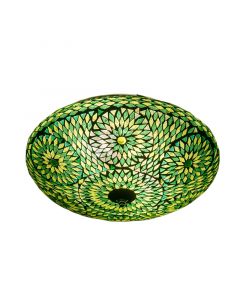 Grøn orientalsk plafond mosaik, Louay