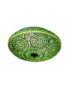 Grøn orientalsk plafond mosaik, Louay