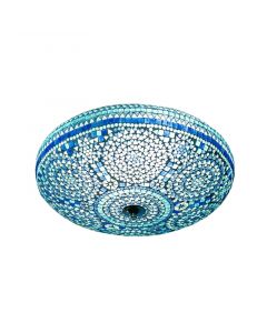 Blå orientalsk plafond mosaik, Annas