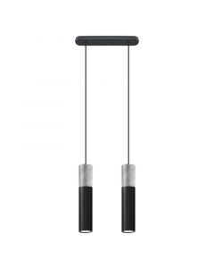 Beton pendler lampe grå, Fardou