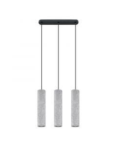 Beton pendler lampe grå, Feyza