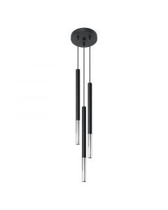 Aluminium pendler lampe krom, Ilonca