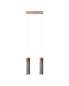 Beton pendler lampe brun, Ferron