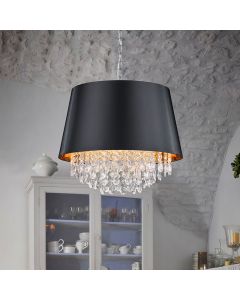 Krom pendler lampe modern, Asiya