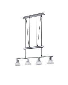 Nikkel pendler lampe modern, Gustav