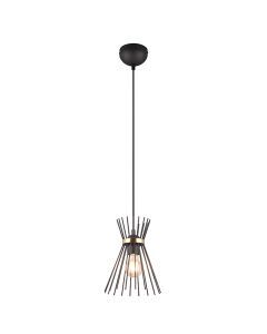 Sort pendler lampe industri, Fransiscus