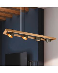 Nikkel pendler lampe vintage, Keira