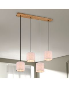 Nikkel pendler lampe vintage, Milco