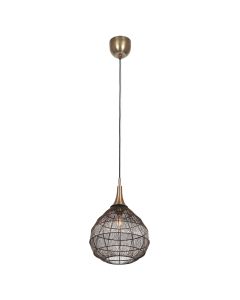 Bronze pendler lampe rustik, Rins