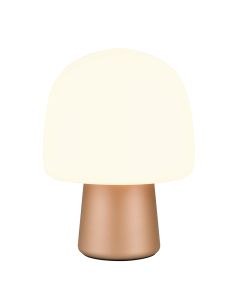 Brun bordlampe modern, Marloek