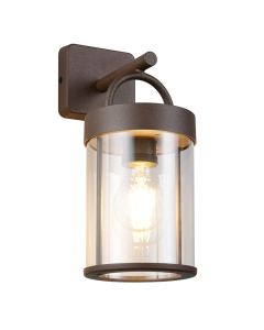 Rustfarvet udendørslampe modern, Piter, IP44