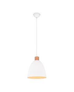 Hvid pendler lampe modern, Casparus