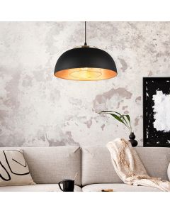 Sort pendler lampe industri, Sylvano