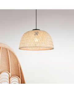 Rattan pendler lampe brun, Laut