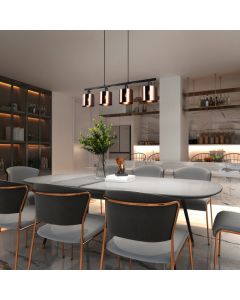 Bronze pendler lampe design, Loeka