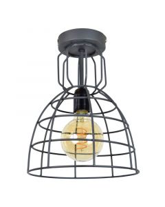 Industri loftlampe sort, Dexter