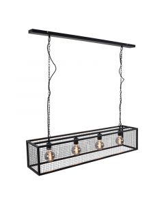 Industri pendel lampe spisebord sort, Redox