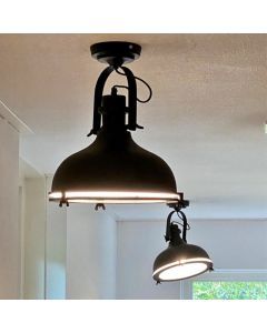 Industri loftlampe sort, Liga