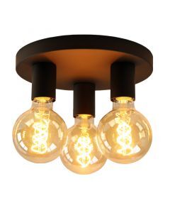 Modern loftlampe sort, Rami