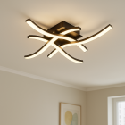 Modern loftlampe sort, Julian, 16W, 2700K LED, 3 trins lysdæmper