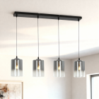 Design pendler lampe grå, Haris