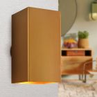 Modern væglampe messing, Mac