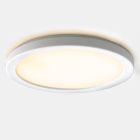 Plast loftlampe badeværelse hvid, Shivani, 15W, 3000K LED, IP44