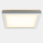 Plast loftlampe badeværelse hvid, Shivani, 15W, 3000K LED, IP44