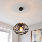 Industri pendler lampe sort, Lieve
